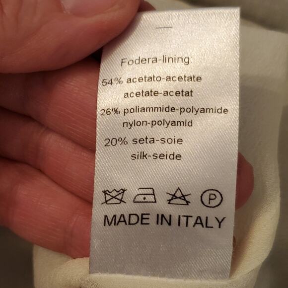 Luisa Beccaria Women's Italian Form-Fitted Designer Dress Size 10 - Picture 11 of 11